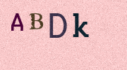 Visual Confirmation Security Code