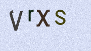Visual Confirmation Security Code