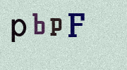 Visual Confirmation Security Code