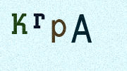 Visual Confirmation Security Code
