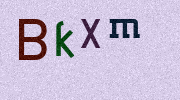 Visual Confirmation Security Code