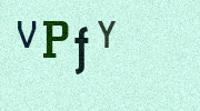 Visual Confirmation Security Code